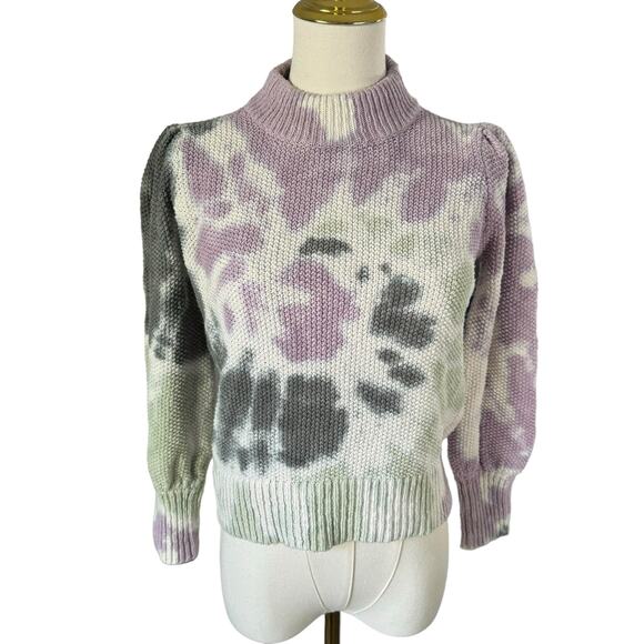 Madewell Sweaters - Madewell Knit Sweater Tie-Dye Bohemian Thick Mock Neck Retro 70s Psychadelic XXS